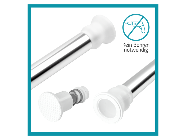 RIDDER Federstange »Wien«, 70 - 115 cm (Chromfarben)