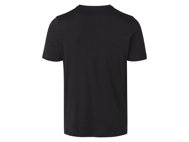PUMA Herren T-Shirt ESS Logo Tee, aus reiner Baumwolle (schwarz, M)