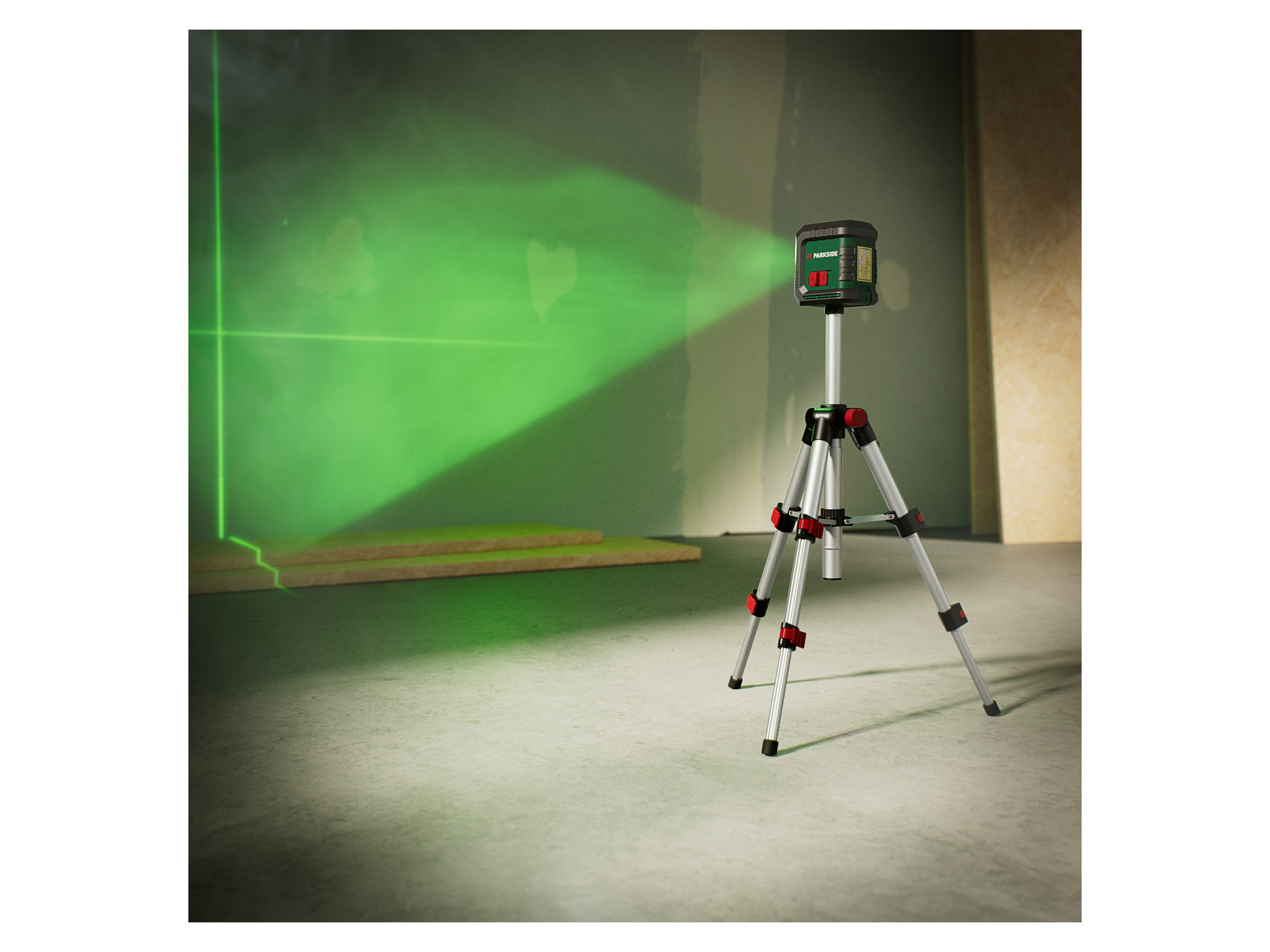 PARKSIDE® Kreuzlinienlaser »PKLL 3 A1«, mit Dreibeinstativ Bild 4