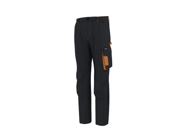PARKSIDE® Herren Arbeitsbundhose (Schwarz, 54)
