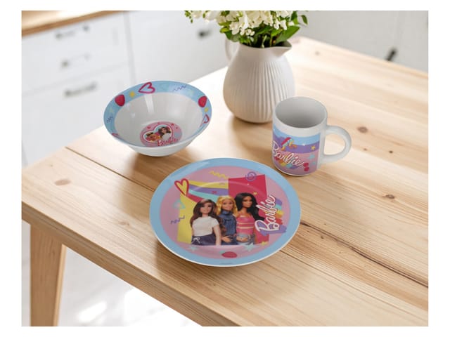 Frühstücksset »Barbie / Gabby / Paw Patrol / Rubble + Crew« (Barbie)