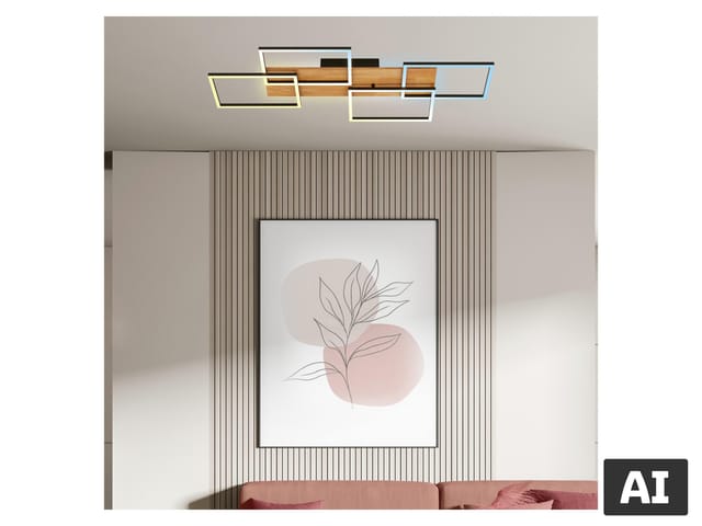 BRILONER CCT LED Deckenleuchte mit Backlighteffekt (95,5x41 cm)