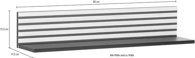 SCHILDMEYER Wandregal Ekko (mattweiß)