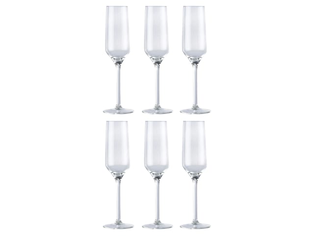 ALPINA Margarita-/ Champagner-/ Cocktail-/Gin Tonic-/ Weingläser (Champagne Gläser 22cl 6Stk)