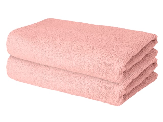 LIVARNO® Handtuch Basic Glatt (Rosa)