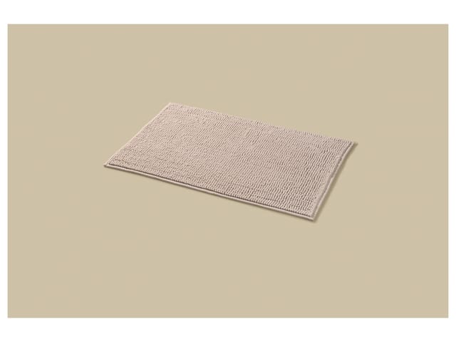 LIVARNO® Badematte Chenille Basic 50x80cm (Beige)