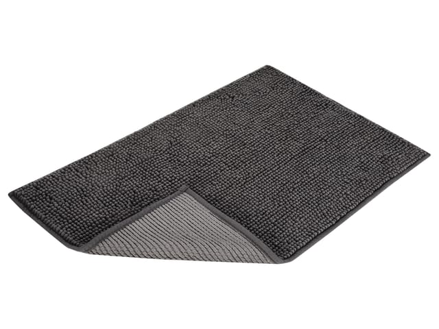 LIVARNO® Badematte Chenille Basic 50x80cm (anthrazit)