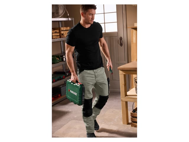 PARKSIDE® Herren Arbeitsbundhose (Beige, 58)