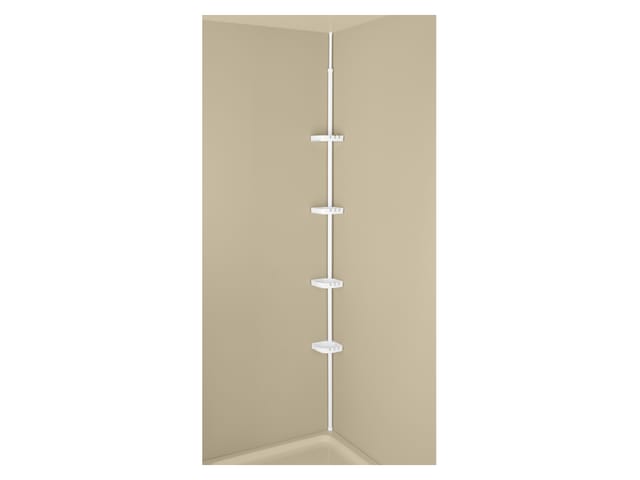 LIVARNO® XXL Teleskop Duscheckregal 125-300cm (weiß)