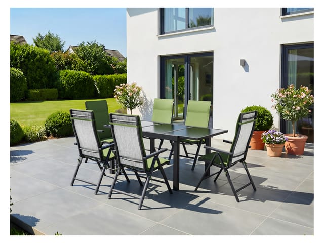 LIVARNO® Alu-Klappsessel »Houston« hellgrau-meliert, 2 Stück