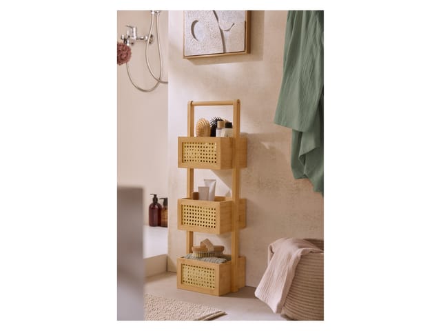 LIVARNO® Bambus-Badregal (Natur)