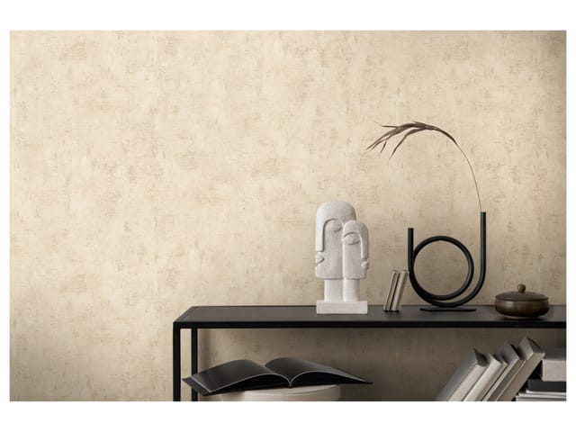 AS CRÉATION Vliestapete (Beigecreme, 10,05 x 0,53 m)