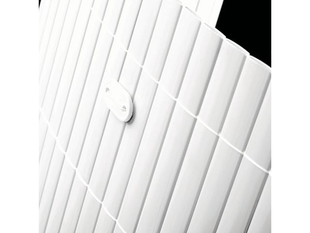 Sichtschutzmatten PVC Bambuszaun weiss 2x5m