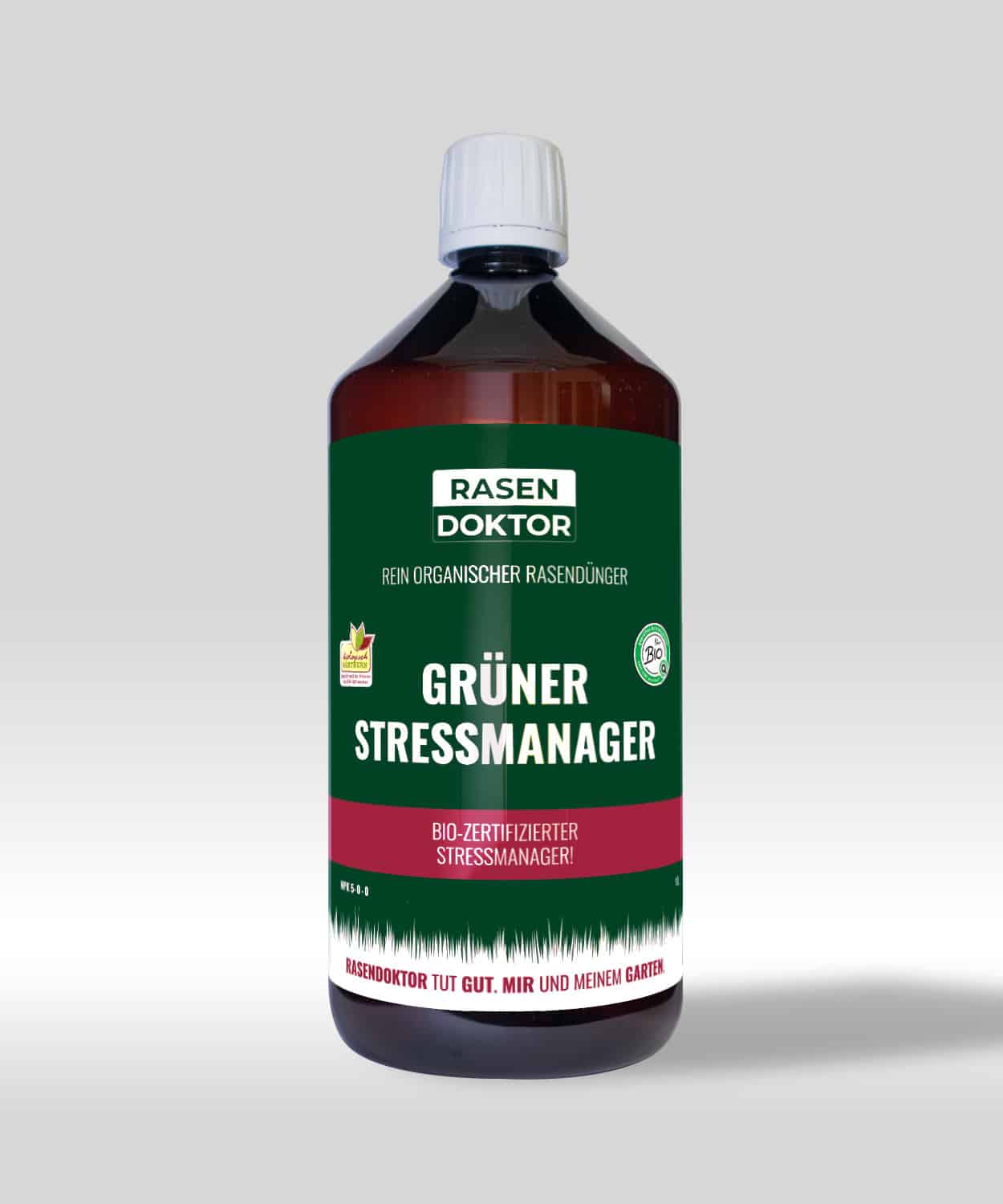 Bio-Rasendünger "Flüssiger Grüner Stressmanager