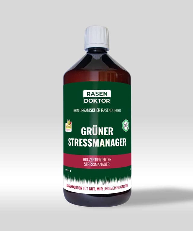 Bio-Rasendünger "Flüssiger Grüner Stressmanager