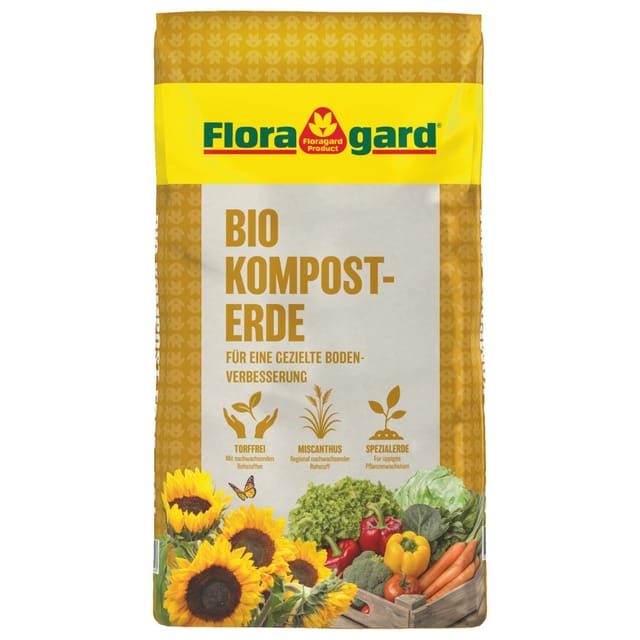 Floragard Bio Kompost Erde, 1 x 50 L