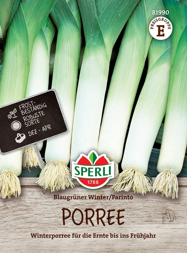 SPERLI Porree-Samen 'Blaugrüner Winter/Farinto'