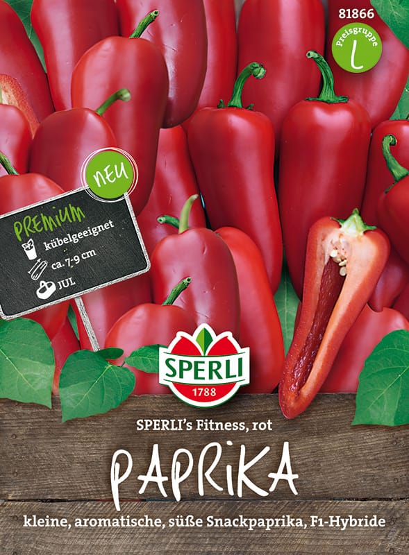 SPERLI Snackpaprika-Samen 'Fitness', F1