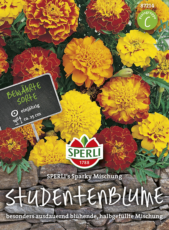 SPERLI Studentenblumen-Samen "Sparky Mischung", bunt