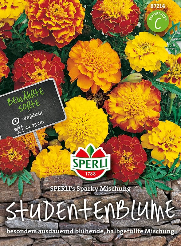 SPERLI Studentenblumen-Samen "Sparky Mischung", bunt