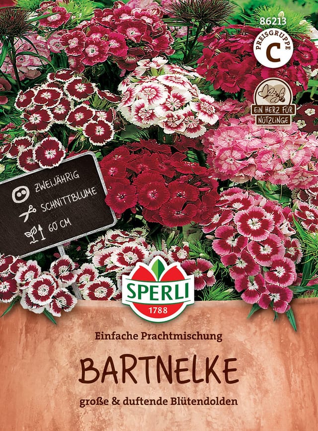 SPERLI Bartnelken-Samen "Einfache Prachtmischung", bunt