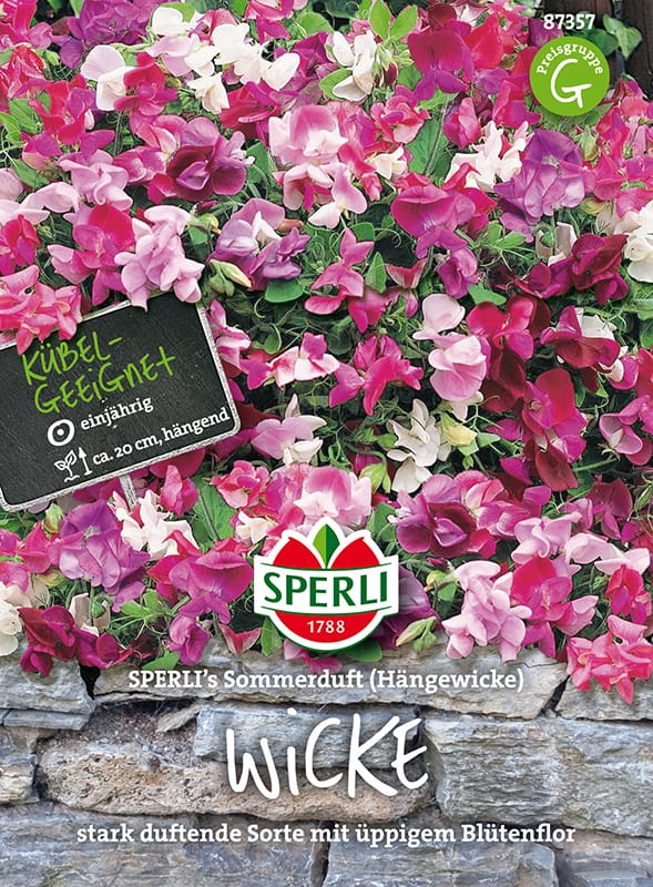 SPERLI Hängewicken-Samen 'Sommerduft', bunt
