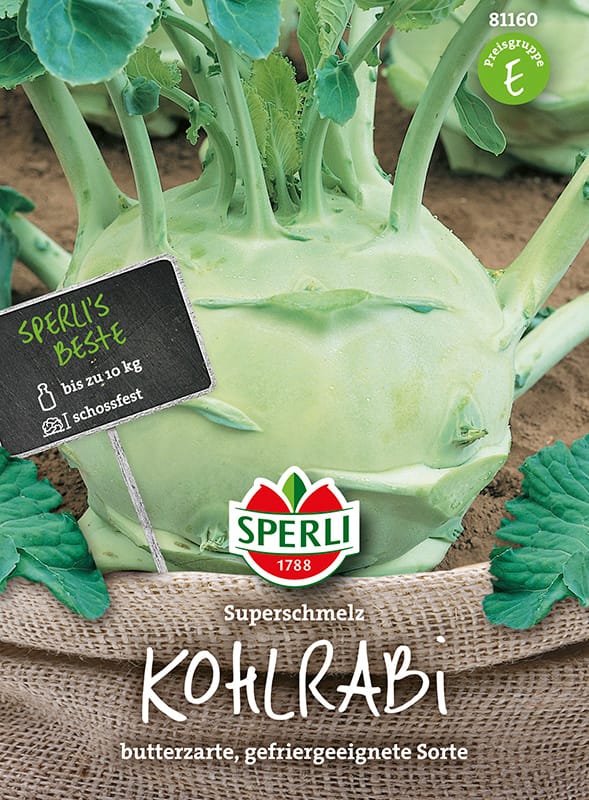 SPERLI Kohlrabi-Samen 'Superschmelz'