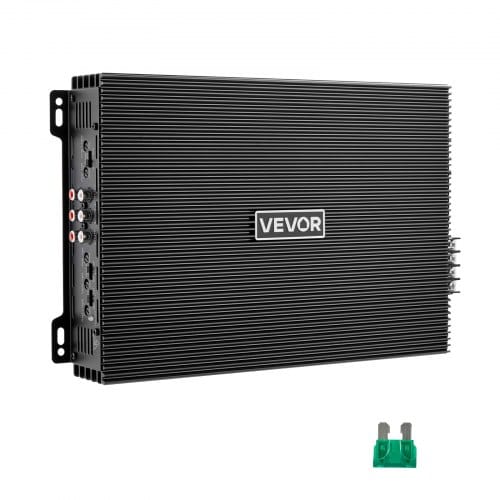 VEVOR Autoverstärker 4-Kanal, Endstufe Klasse AB Überbrückbar, Max. 4 x 200 W an 4 Ohm / 4 x 400 W an 2 Ohm, Hochleistungsverstärker für SUVs Pickups Geländewagen Mehrkanal-Audioverstärker