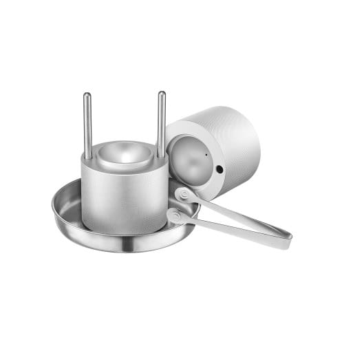 Vevor - Eispresse Eiskugelformer Set 53 Mm Eiskugel Aus Luftfahrt-aluminium Mit Zange & Abtropfschale, Eisblockform Eisballmaker Für Whisky Cocktail Bourbon Scotch Auf Partys & Im Urlaub