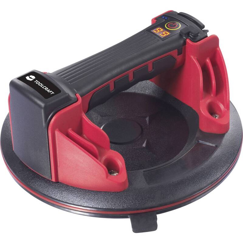 [neuwertig] B-ware Toolcraft Akku-saugheber Tragkraft 168 Kg Heben Transportieren 205 Mm Ø 98 Mm