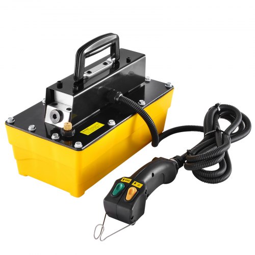 VEVOR 10.000 PSI Lufthydraulikpumpe, 2,3 L Behälter, NPT 3/8 Zoll Auslass, NPT 1/4 Zoll Einlass, Kunststoff-Lufthydraulikpumpe mit Fernbedienung, für Automobilrahmenmaschinen & Hydraulikpressen