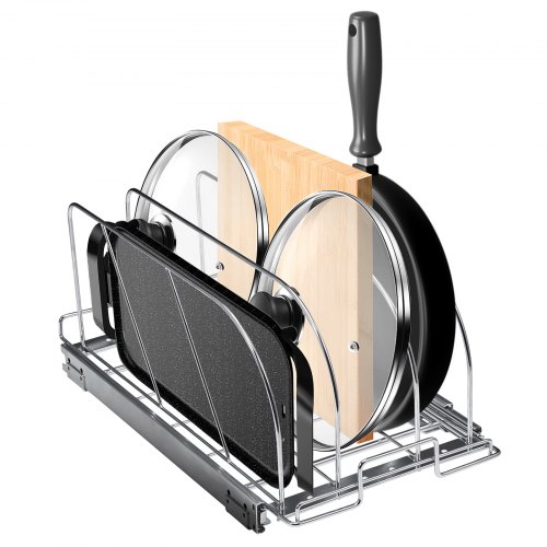 VEVOR Einstellbares Abtropfgestell Geschirr Geschirrtrockner Utensilienhalter, 31,8 x 53,3 cm Küchenschrank Geschirr Abtropfgestell ideal für die Aufbewahrung von Töpfen, Pfannen, Schneidebretter