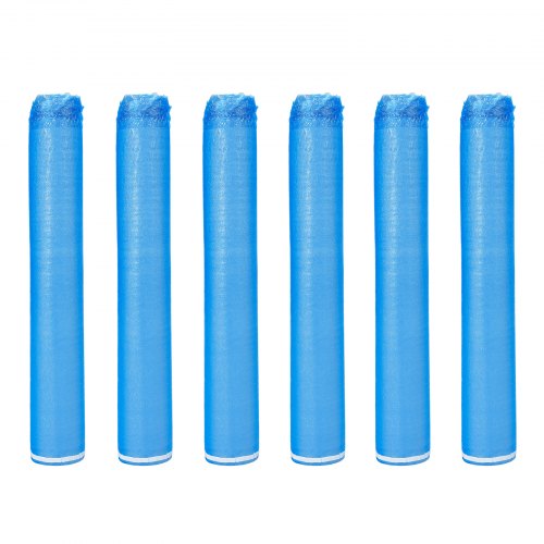 VEVOR Trittschalldämmung, 55,8 m², 3-in-1 2 mm dicke Dämmungunterlage mit Klebeband & Dampfsperre, EPE-Schaum mit blauem PE, Schalldämmung & Geräuschreduzierung, für Laminat-Holzböden, 6 Stk.