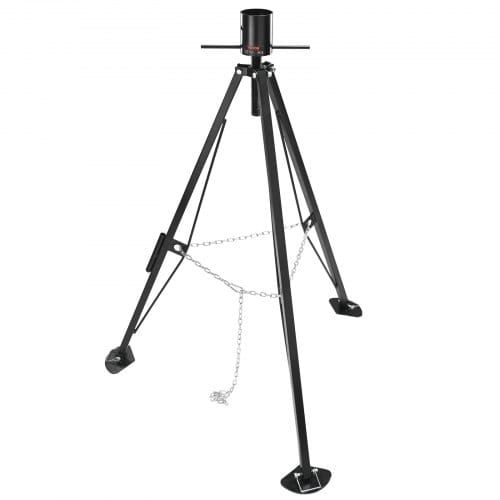 VEVOR Wohnmobil-Stabilisierungsheber 1 Stk. 880–1450 mm Höhenverstellbar, 2,27 t Tragfähigkeit Wohnwagen-Halterungen, Klappbarer Stativstabilisator 200 x 200 x 1326 mm, Wohnwagen-Stativ Inkl. Zubehör