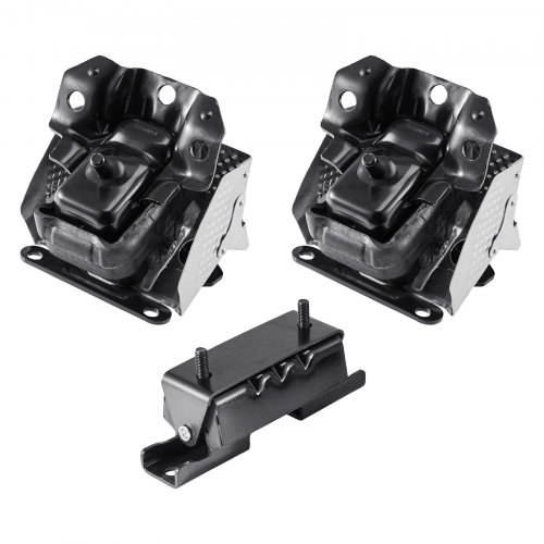 VEVOR Motor-Getriebehalterungssatz Motorhalterung Ersatz (3-tlg.) kompatibel mit 2007–2013 Chevrolet Silverado 1500 5,3 l V8, ersetzt OE# A5365, A5365, A2638, sichere Unterstützung