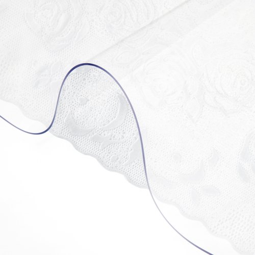 VEVOR PVC Tischabdeckung 101,6 x 182,8 cm, 1,5 mm Dicker Transparenter Tischschutz, Rechteckige transparente Schreibtischunterlage, Wasserdicht Tischschutz PVC Folie für Büro-Kommode, Nachttisch