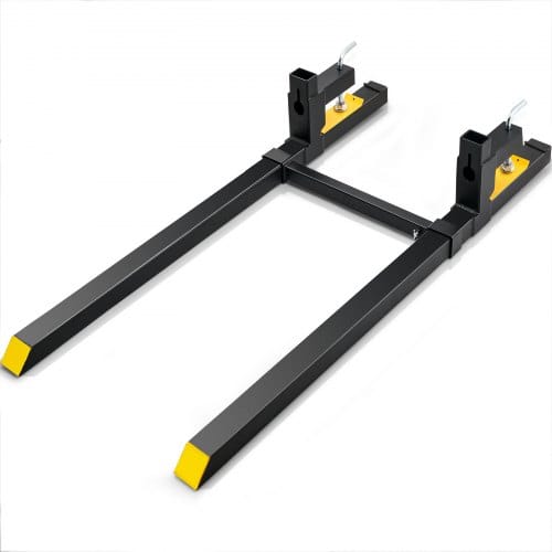 VEVOR Palettengabel 1490x70x230mm Gabelträger 907kg Tragfähigkeit Gabelzinken 149cm Gesamtlänge mit 109,2cm-Gabelblatt Gabelstapler 495-915mm