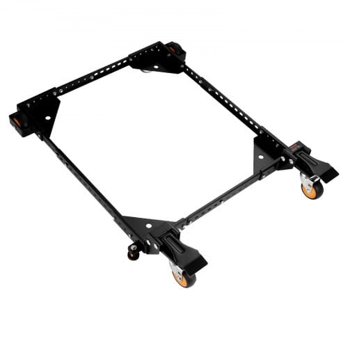 VEVOR Mobiler Unterbau, Tragkraft 650 lbs, einstellbar von 12 x 12 Zoll bis 36 x 36 Zoll, robuster universeller mobiler Unterbau mit Schwenkrädern, für Holzbearbeitungsgeräte, Bandsägen, Elektrowerkzeuge, Maschinen