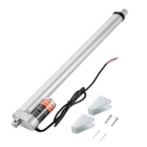 VEVOR 1500N Linear Actuator DC 12V Linearantrieb IP54 Elektrischer Linearmotor 450mm Hublänge Geräuschpegel ≤60dB Elektrische Türöffner 5mm/s Fahrgeschwindigkeit Lineartechnik Verstellantrieb