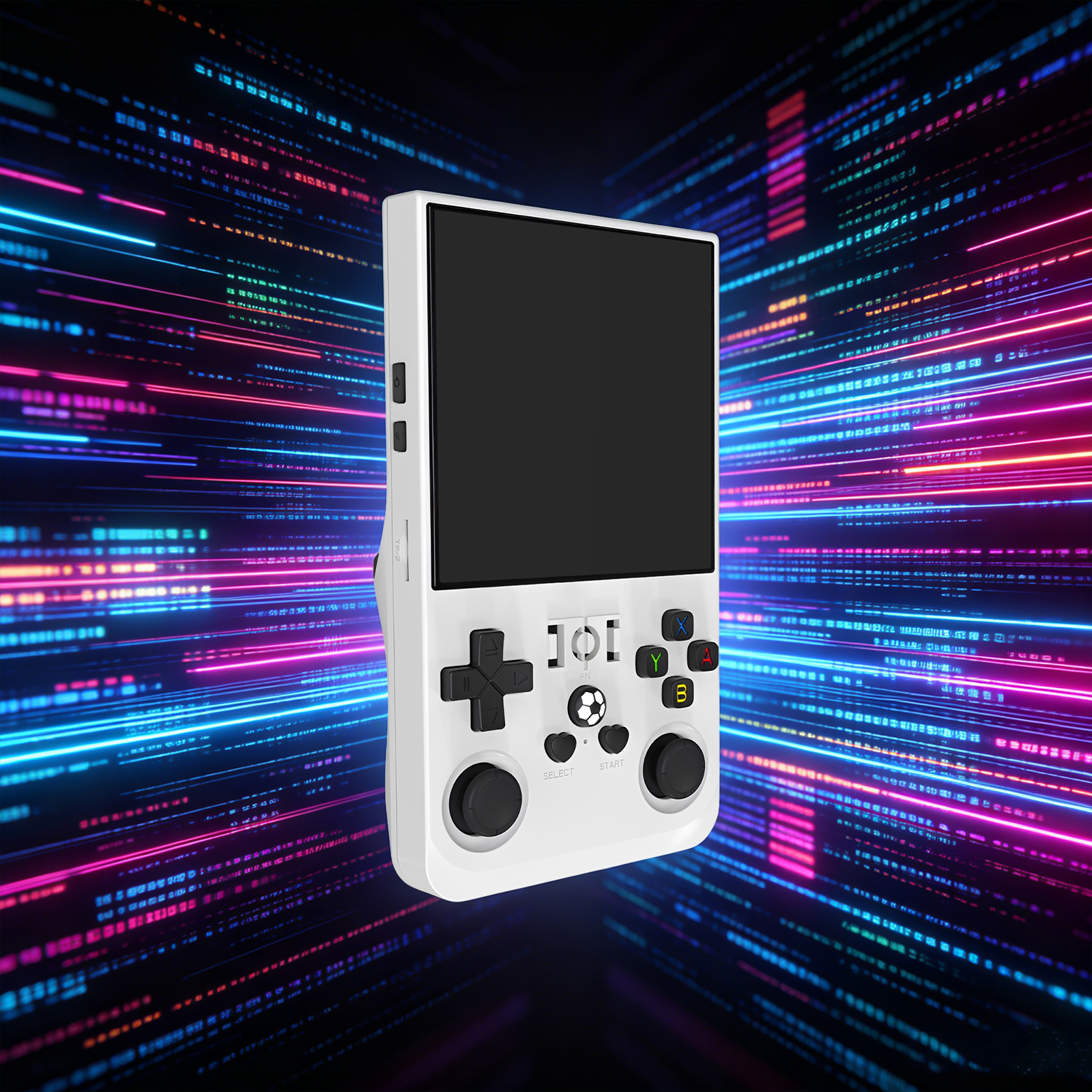 Retro-spielkonsole R36max Mit 4-zoll-hd-display, 4000-mah-akku, Tragbare Spielkonsole Mit Aufbewahrungstasche (128 Gb)