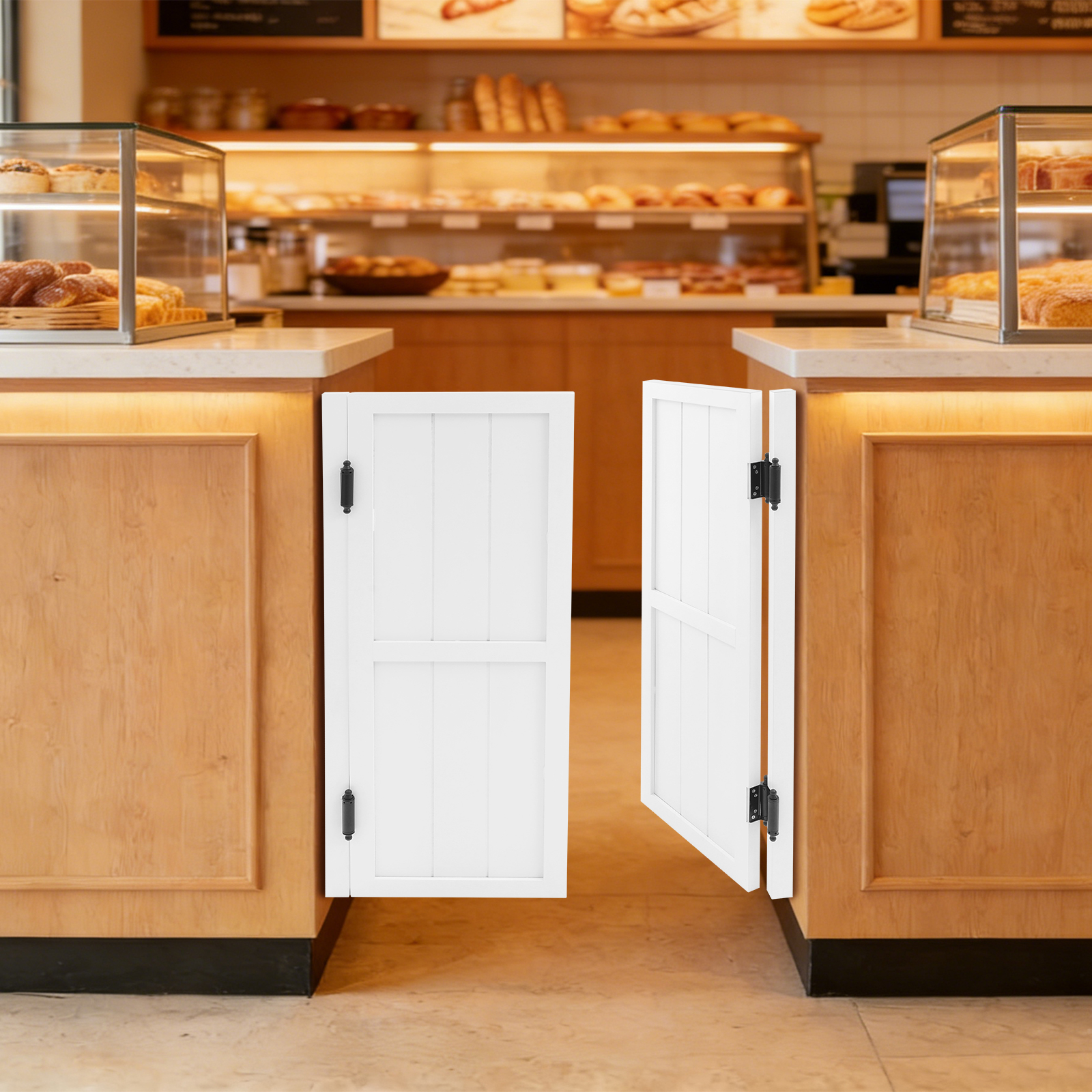 Schwingtüren Mit Holzstil Für Das Wohnzimmer, Halbtüren Im Café-stil Für Haus, Küche, Bar, Geschäft Oder Als Veranda-eingangstrennung