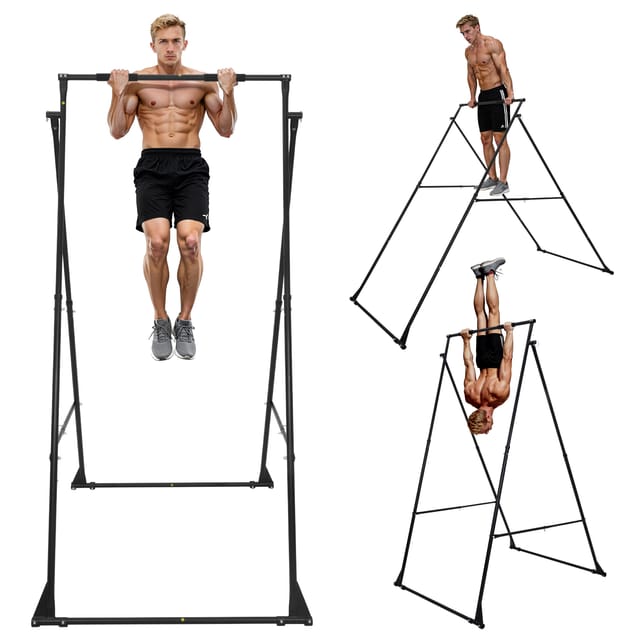 VEVOR Yoga-Ständerrahmen Schaukelständer mit max. 200 kg Tragkraft & EVA-Schaum & 4-stufiger horizontaler & 6-stufiger vertikaler Einstellung, multifunktionales Hängemattengestell (nur Rahmen)