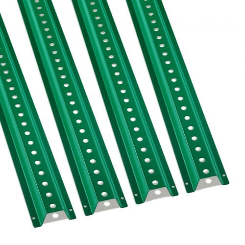 VEVOR 8FT U-Kanal-Schilderpfosten, 4er-Pack grüne, robuste feste Zaunpfosten aus Stahl, U-Kanal-Schild aus Stahlzaun für Garten, Innenhof, Bauernhof oder Verkehrskreuzung