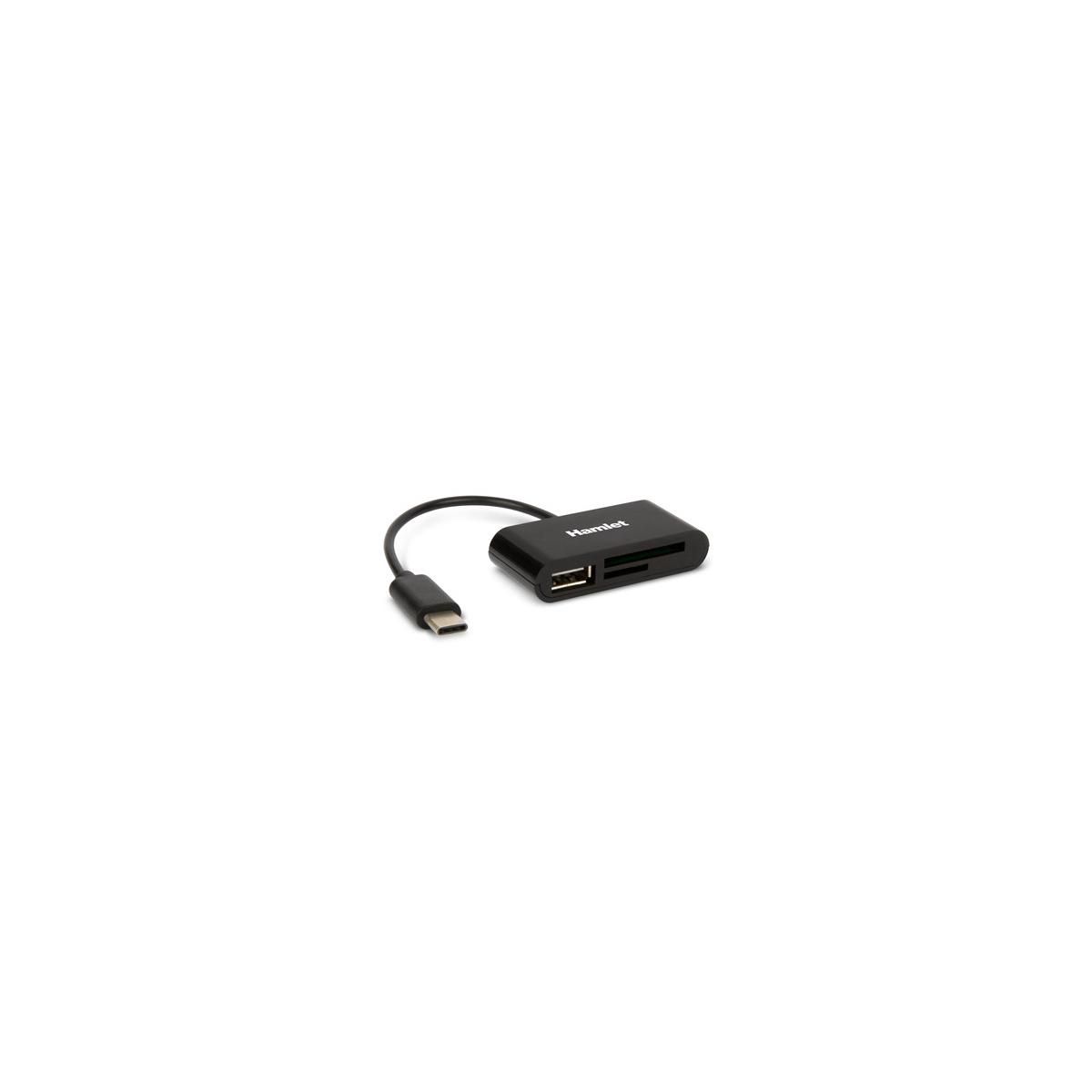 Hamlet Xzr100uc Kartenleser Usb 2.0 Type-c Schwarz