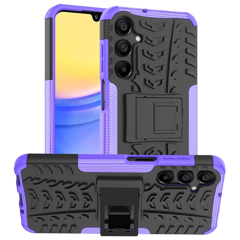 Kompatibel Mit Samsung Galaxy A16 Hülle, Ultimativer Stoßschutz Mit Ständer, Lila