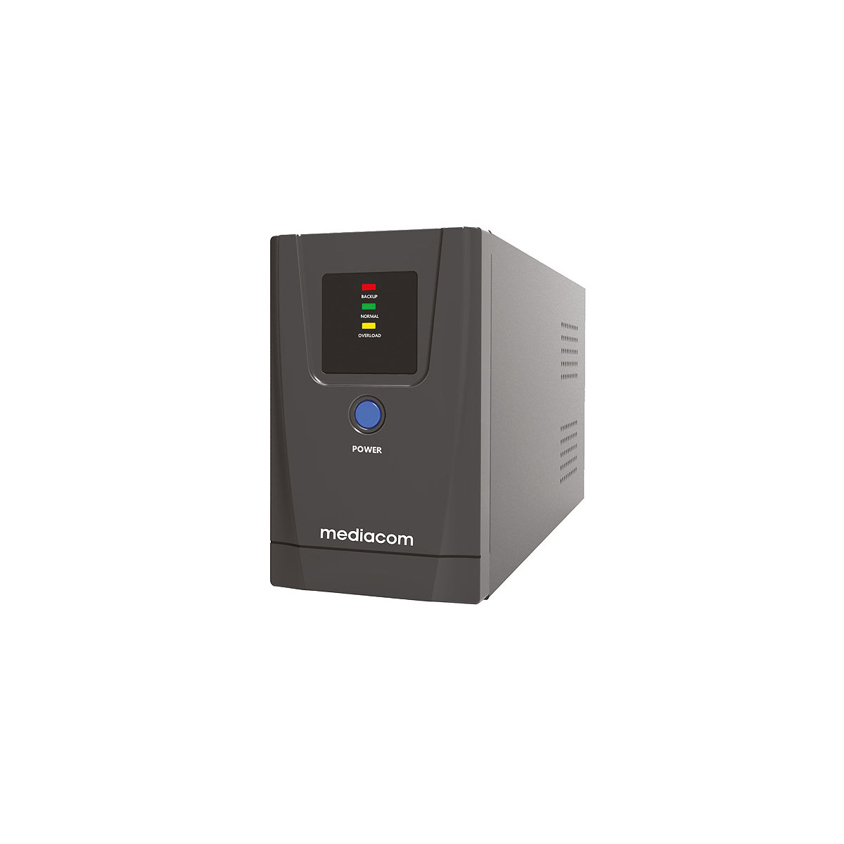 Mediacom Xpower 650 Unterbrechungsfreie Stromversorgung (usv) Line-interaktiv 0,65 Kva 390 W 2 Ac-ausgänge