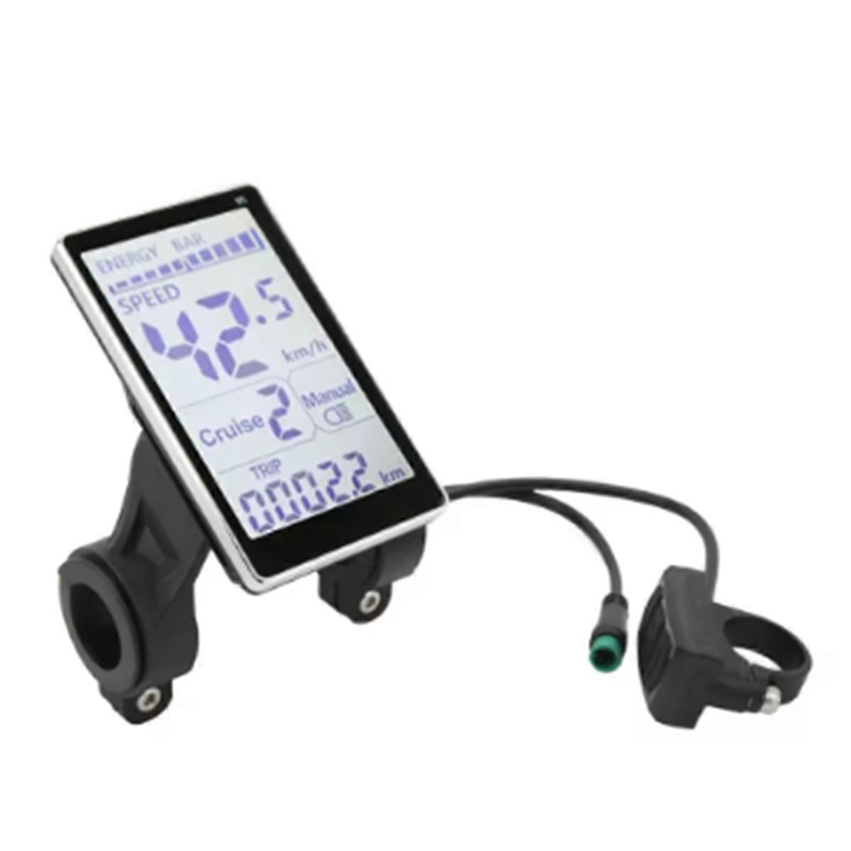 Lcd-display Für Elektrofahrräder, 5-polig, 24 V, 36 V, 48 V, 60 V, Universell, Für E-scooter, M5-lcd-panel, Kompatibel Mit 31,8- Und 22,2-zoll-displays.