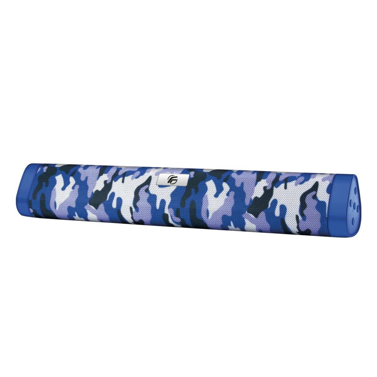 Fenner Soundbar Bluetooth A15 10w Bt5.0 Tf Card Usb Fm Aux Blau Camouflage