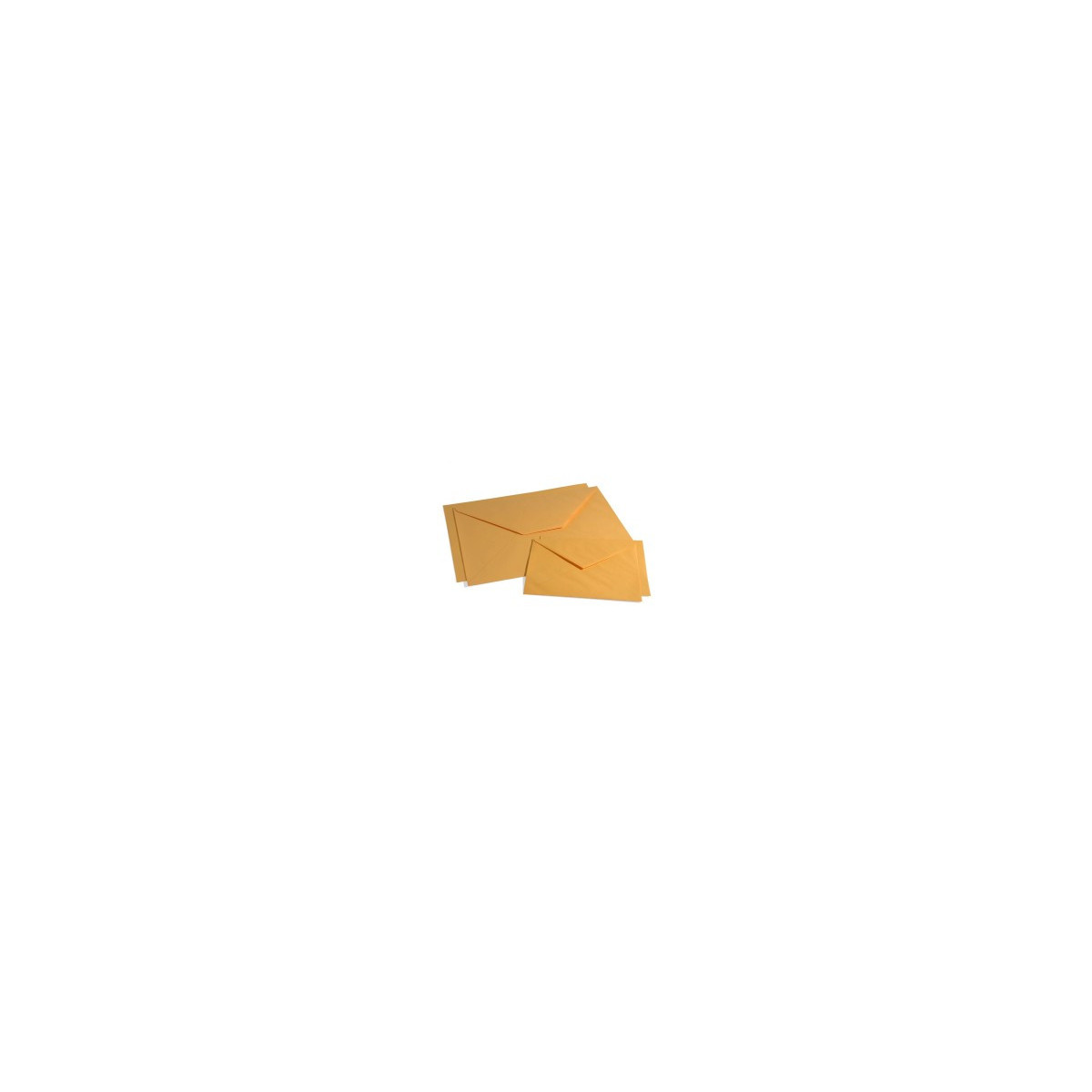 Pigna Umschläge Gelb Post Spitzschnitt 22,9x32,4 Cm 80 G/m² Pk250