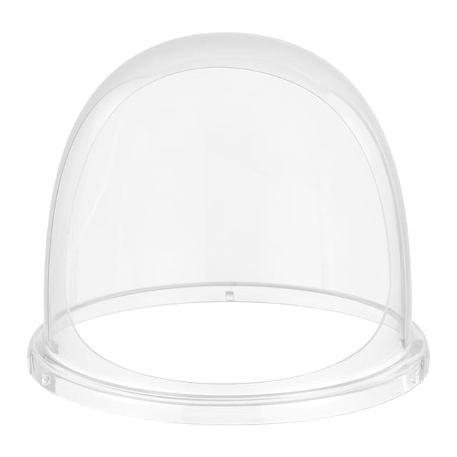 VEVOR Zuckerwattemaschinen-Abdeckung, transparente Acrylkuppel, Blasenabdeckung kompatibel mit 15 Zoll Zuckerwattemaschinen-Schüssel für Partys Geschäfte Bodenrillen-Design
